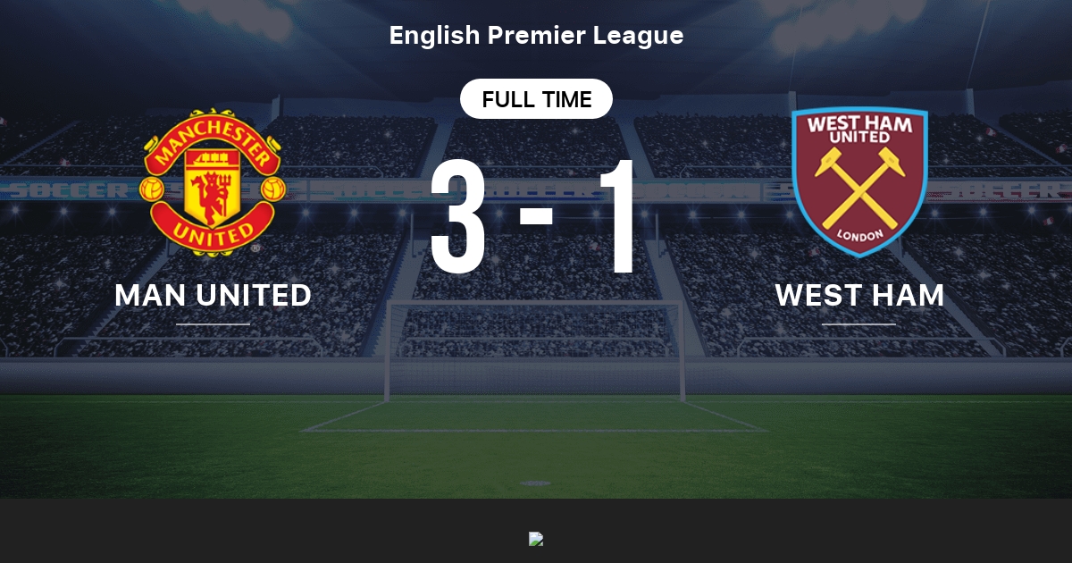 Manchester United Vs West Ham United H2h Manchester United vs West Ham United: Live Score, Stream and H2H