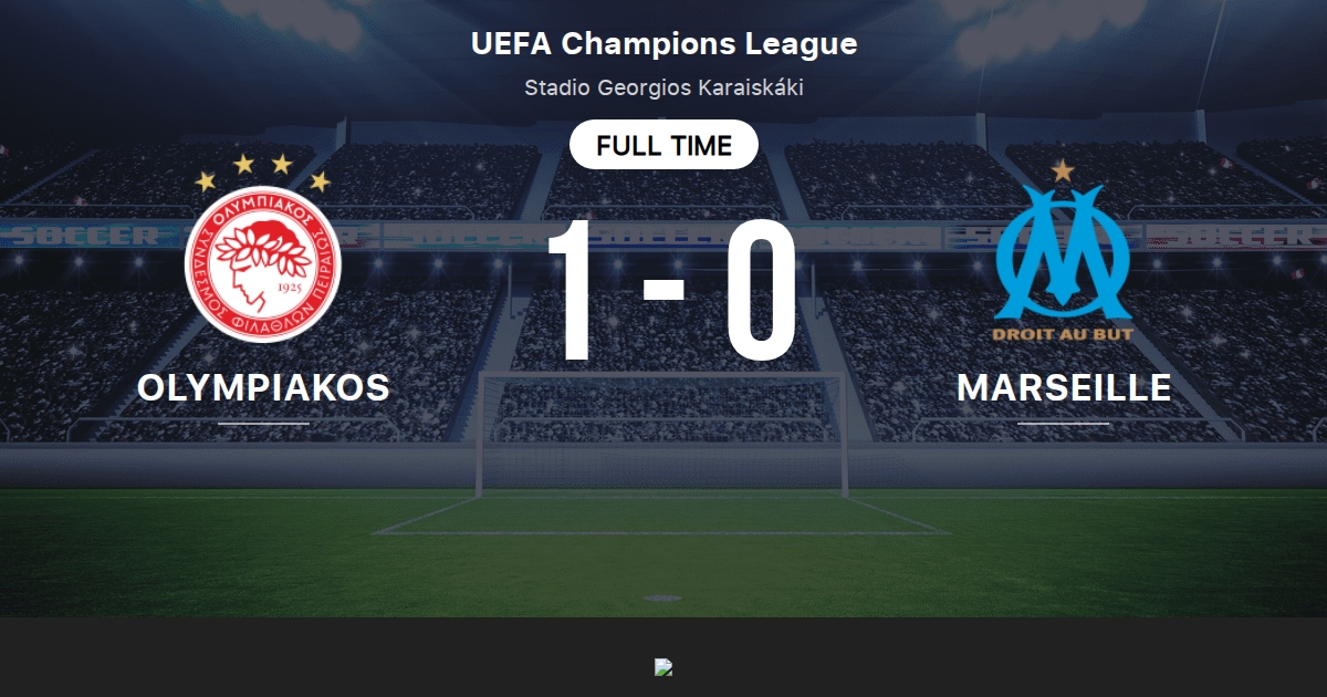 Olympiakos vs Olympique Marseille: Live Score, Stream and H2H results  10/21/2020. Preview match Olympiakos vs Olympique Marseille, team, start  time. Tribuna.com