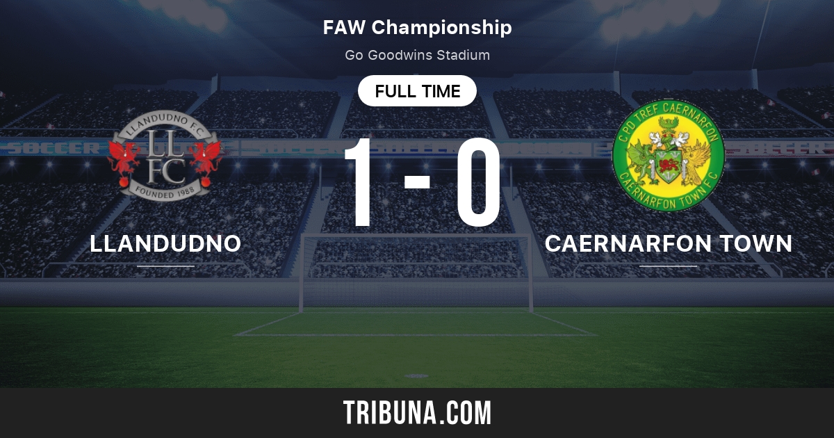 Llandudno FC vs Caernarfon Town FC Head to Head statistics match 10