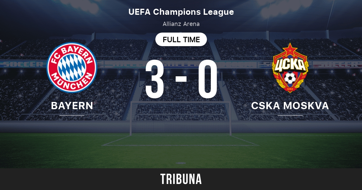 FC Bayern vs CSKA Moskva: Live Score, Stream and H2H results 12/10/2014.  Preview match FC Bayern vs CSKA Moskva, team, start time. Tribuna.com
