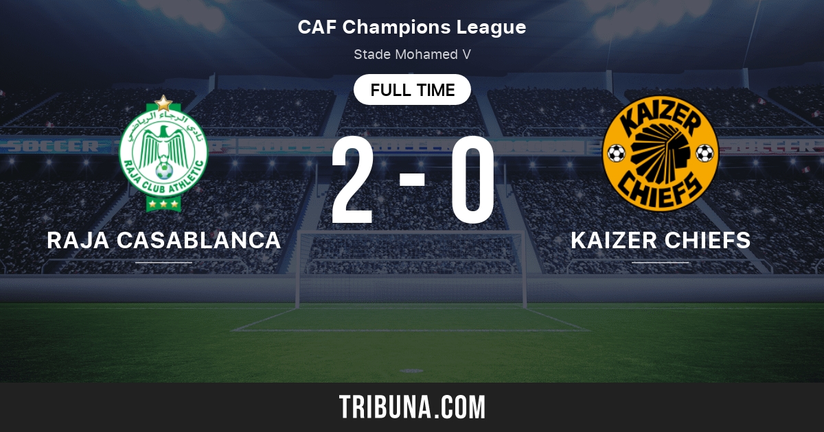 Rca Raja Casablanca Athletic Vs Kaizer Chiefs Head To Head Statistics Match 04 05 2015 Tribuna Com