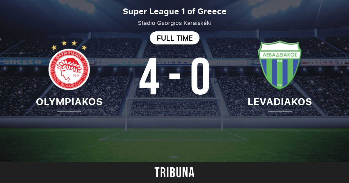 Olympiakos vs Levadiakos: Live Score, Stream and H2H results 4/19/2015.  Preview match Olympiakos vs Levadiakos, team, start time. Tribuna.com
