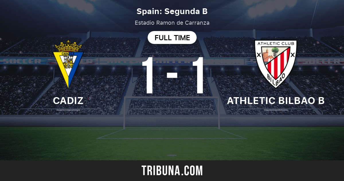 Cadiz Vs Athletic Bilbao B Live Score Stream And H2h Results 06 28 2015 Preview Match Cadiz Vs Athletic Bilbao B Team Start Time Tribuna Com