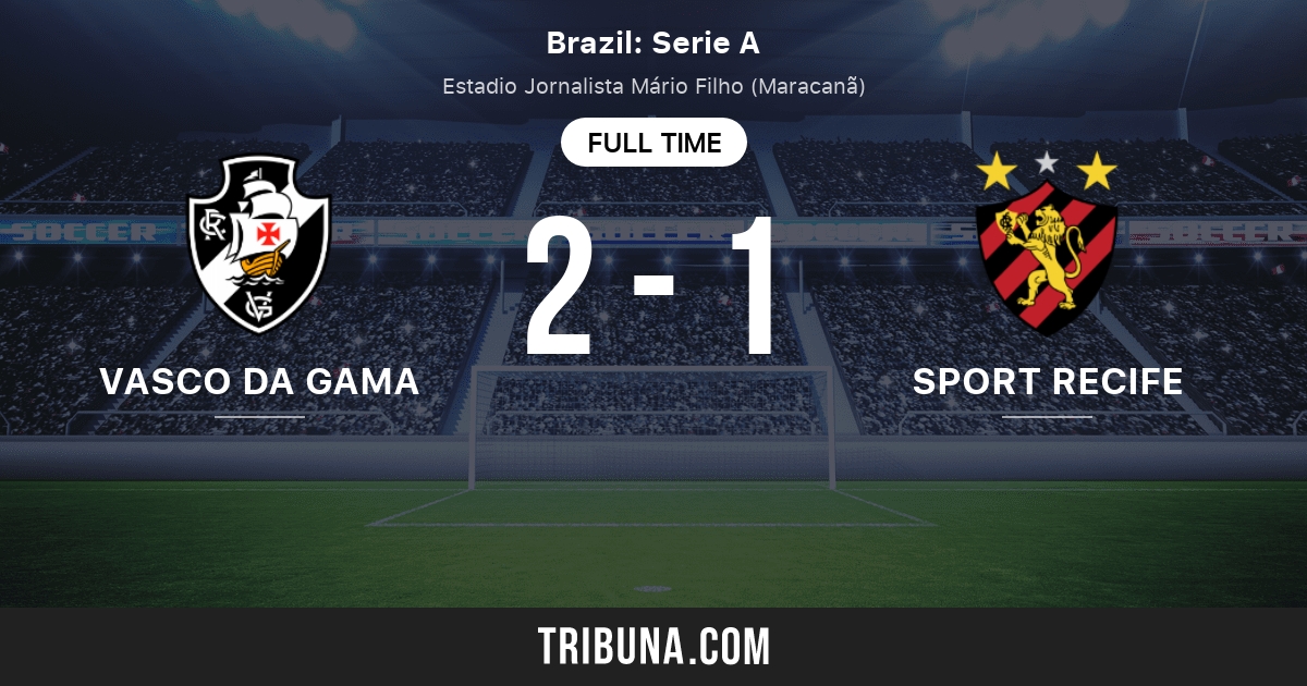 Vasco Da Gama Rj Vs Sport Recife Pe Live Score Stream And H2h Results 09 20 2015 Preview Match Vasco Da Gama Rj Vs Sport Recife Pe Team Start Time Tribuna Com