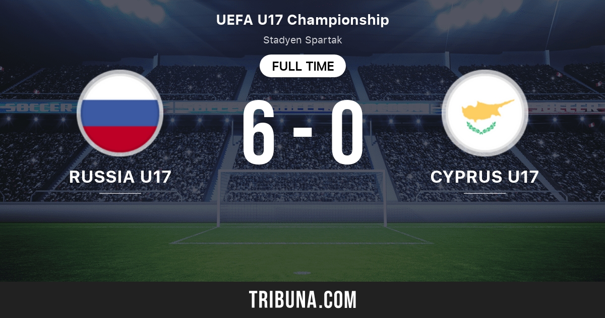 Russia U17 Vs Cyprus U17 Standings In Uefa U17 Championship 09 30 2015