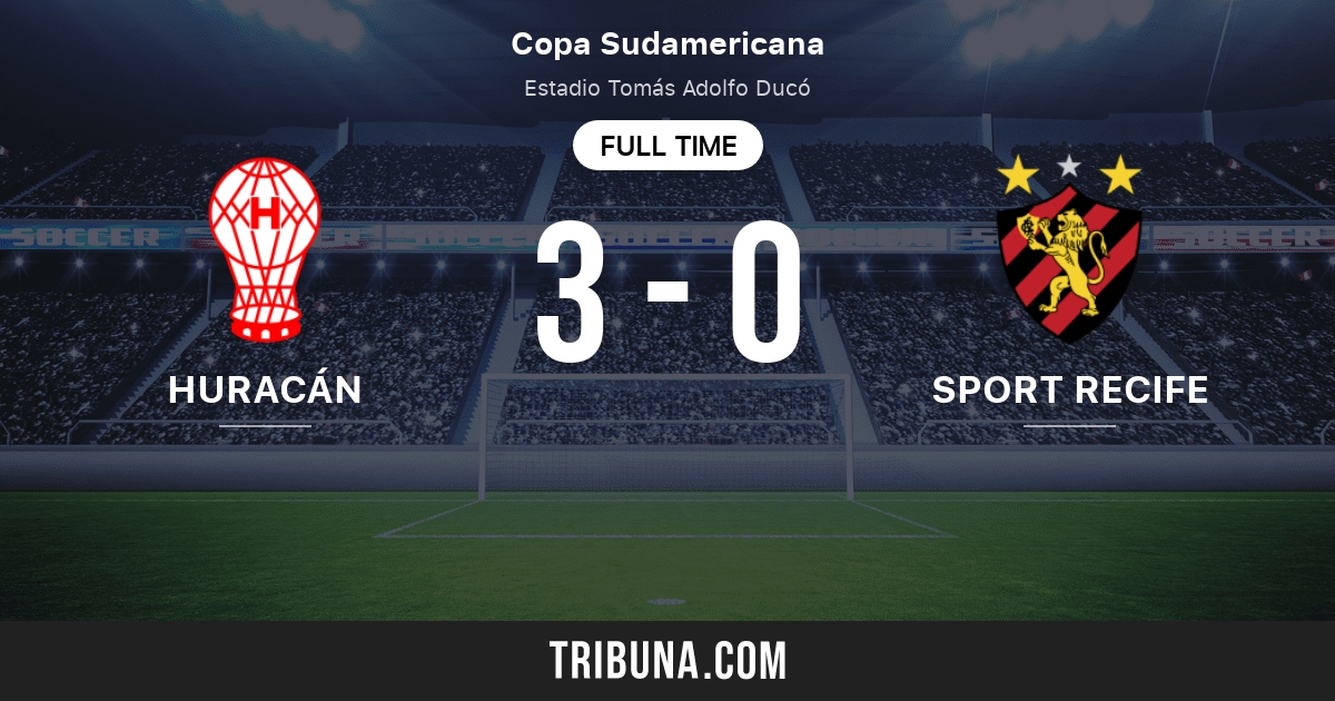 Ca Huracan Vs Sport Recife Pe Head To Head Statistics Match 10 01 2015 Tribuna Com