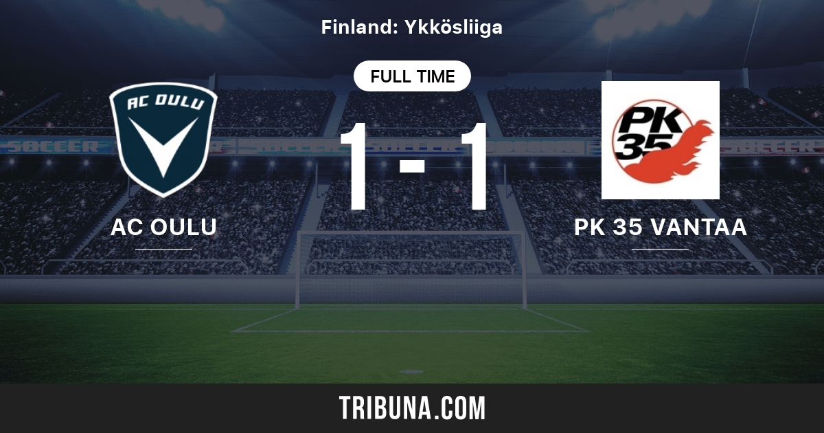 Ac Oulu Vs Pk 35 Vantaa Live Score Stream And H2h Results 08 24 06 Preview Match Ac Oulu Vs Pk 35 Vantaa Team Start Time Tribuna Com Ac Oulu Vs Pk 35 Vantaa Live Score Stream And H2h Results 08 24 06 Preview Match Ac Oulu Vs Pk 35 Vantaa Team Start Time Tribuna Com