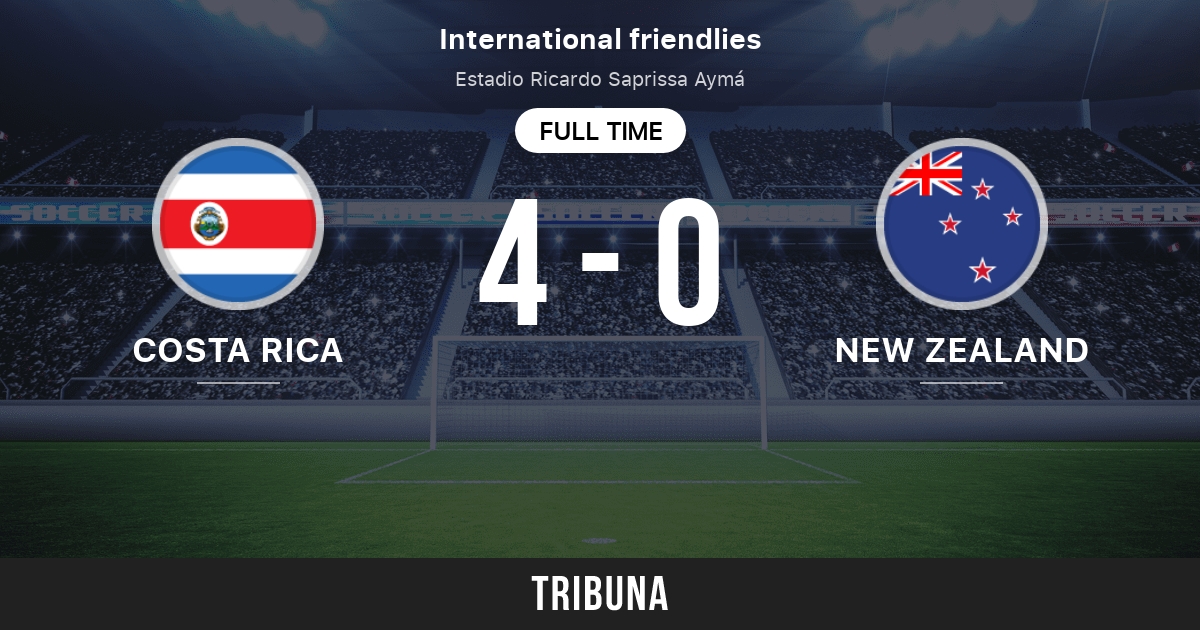 Cuántas veces Costa Rica vs. Neozelanda
