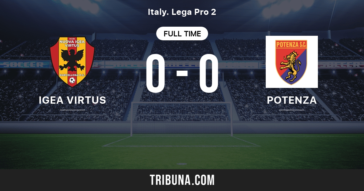 Igea Virtus Barcellona vs Potenza Standings in Italy. Lega Pro 2 3