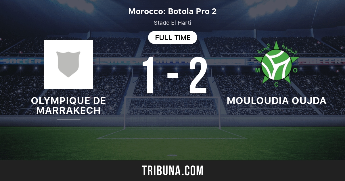 Olympique de Marrakech vs Mouloudia Club of Oujda LiveScore, Stream
