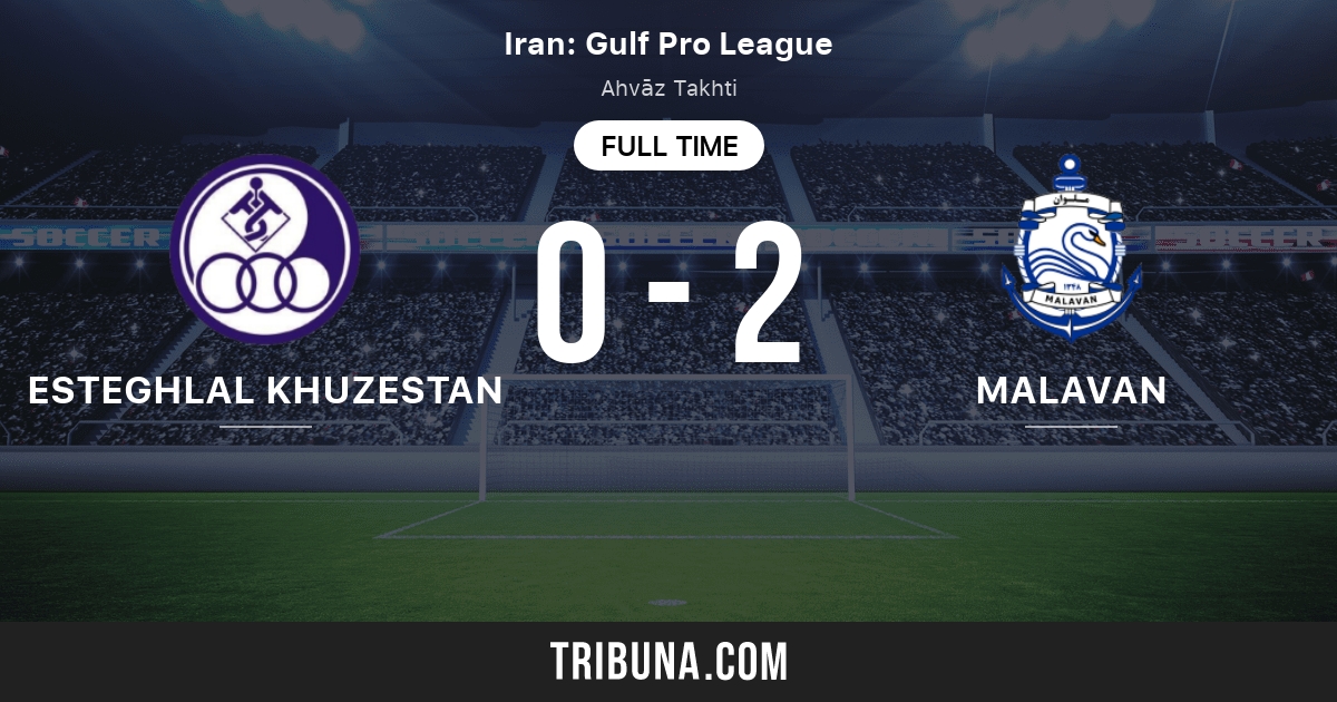 Malavan Bandar Anzali FC vs Esteghlal Khuzestan FC: Head to Head statistics  match - 11/10/2023.