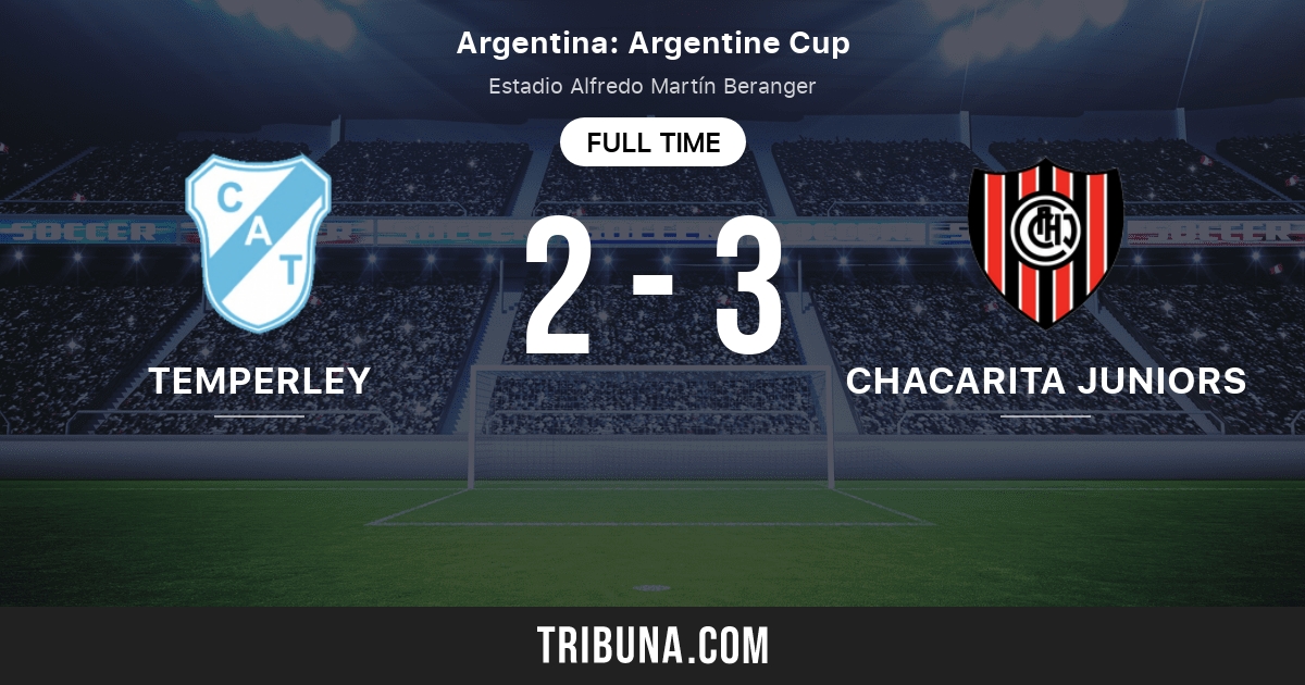 Ca Temperley Vs Ca Chacarita Juniors Live Score Stream And H2h Results 02 04 2014 Preview Match Ca Temperley Vs Ca Chacarita Juniors Team Start Time Tribuna Com