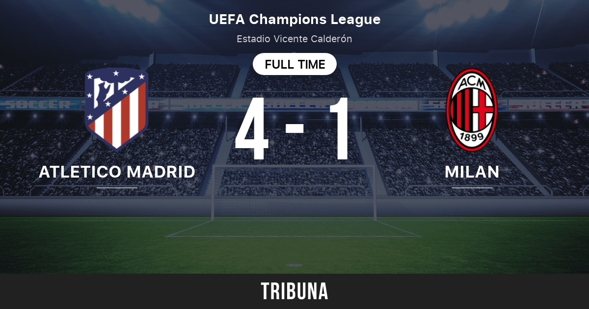 Atletico Madrid vs AC Milan: Live Score, Stream and H2H results 11/24/2021.  Preview match Atletico Madrid vs AC Milan, team, start time. Tribuna.com