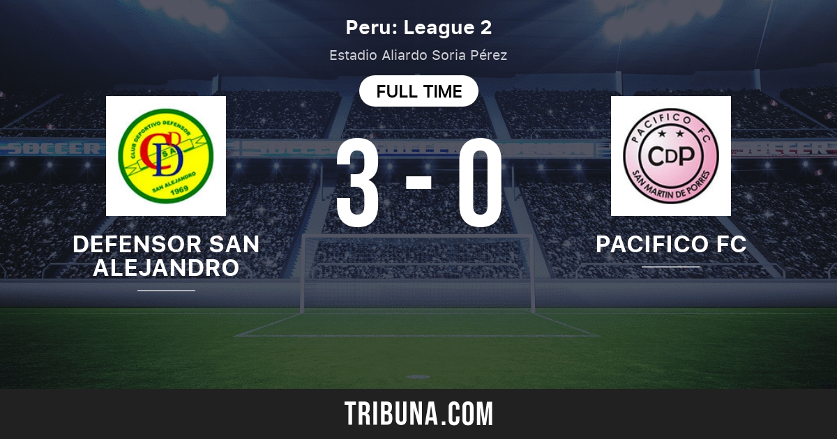 Defensor San Alejandro Vs Pacifico Fc Live Score Stream And H2h Results 05 10 14 Preview Match Defensor San Alejandro Vs Pacifico Fc Team Start Time Tribuna Com