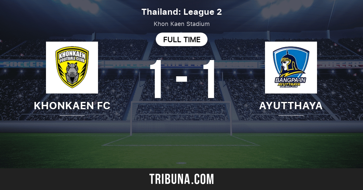 Khonkaen Fc Vs Ayutthaya Live Score Stream And H2h Results 07 23 14 Preview Match Khonkaen Fc Vs Ayutthaya Team Start Time Tribuna Com