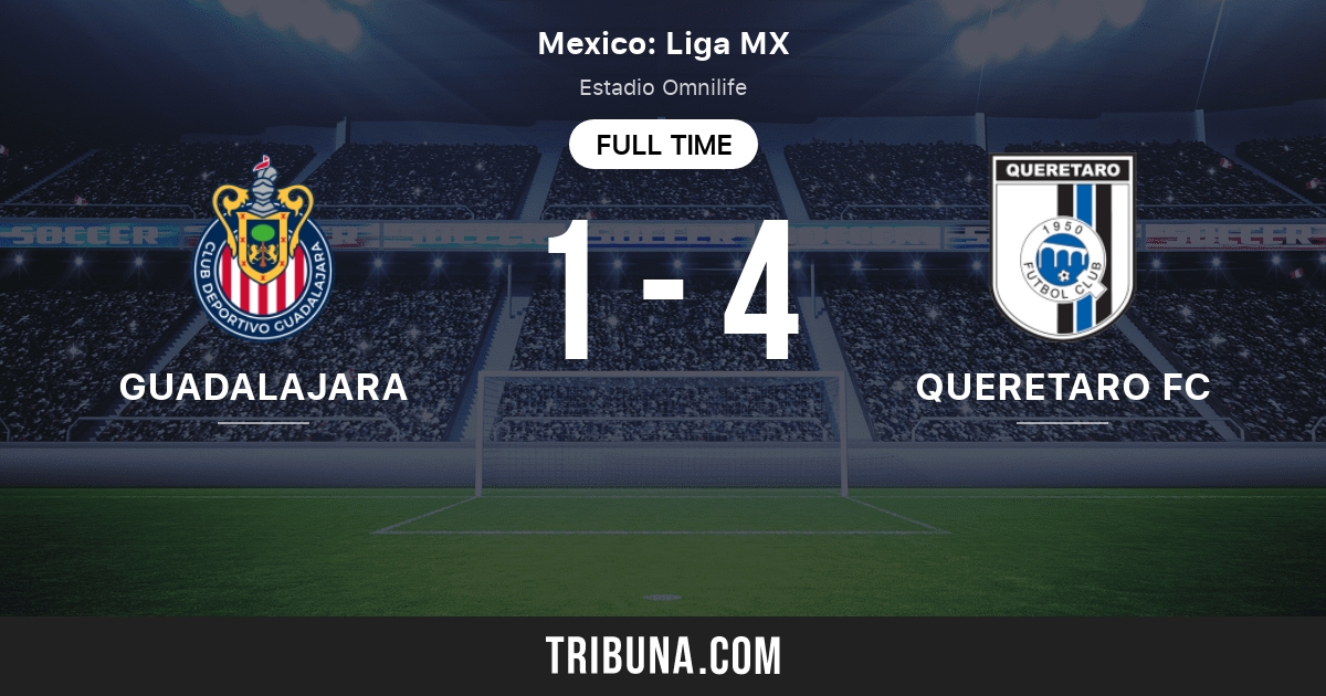 Guadalajara Vs Queretaro Fc Live Score Stream Und Head To Head Ergebnisse 9 21 2014 Vorschau Der Partie Guadalajara Vs Queretaro Fc Team Anstosszeit Tribuna Com