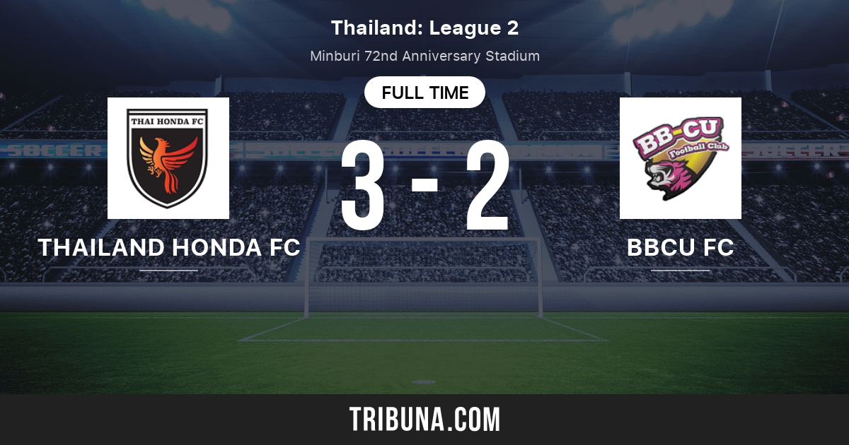 <b>Thailand</b> Honda FC vs Bbcu FC: <b>Live</b> Score, <b>Stream</b> and H2H ...