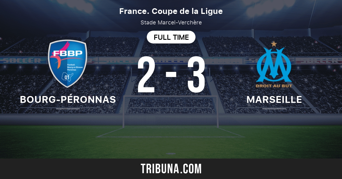 Fc Bourg En Bresse Peronnas 01 Vs Olympique Marseille Live Score Stream And H2h Results 12 16 2015 Preview Match Fc Bourg En Bresse Peronnas 01 Vs Olympique Marseille Team Start Time Tribuna Com