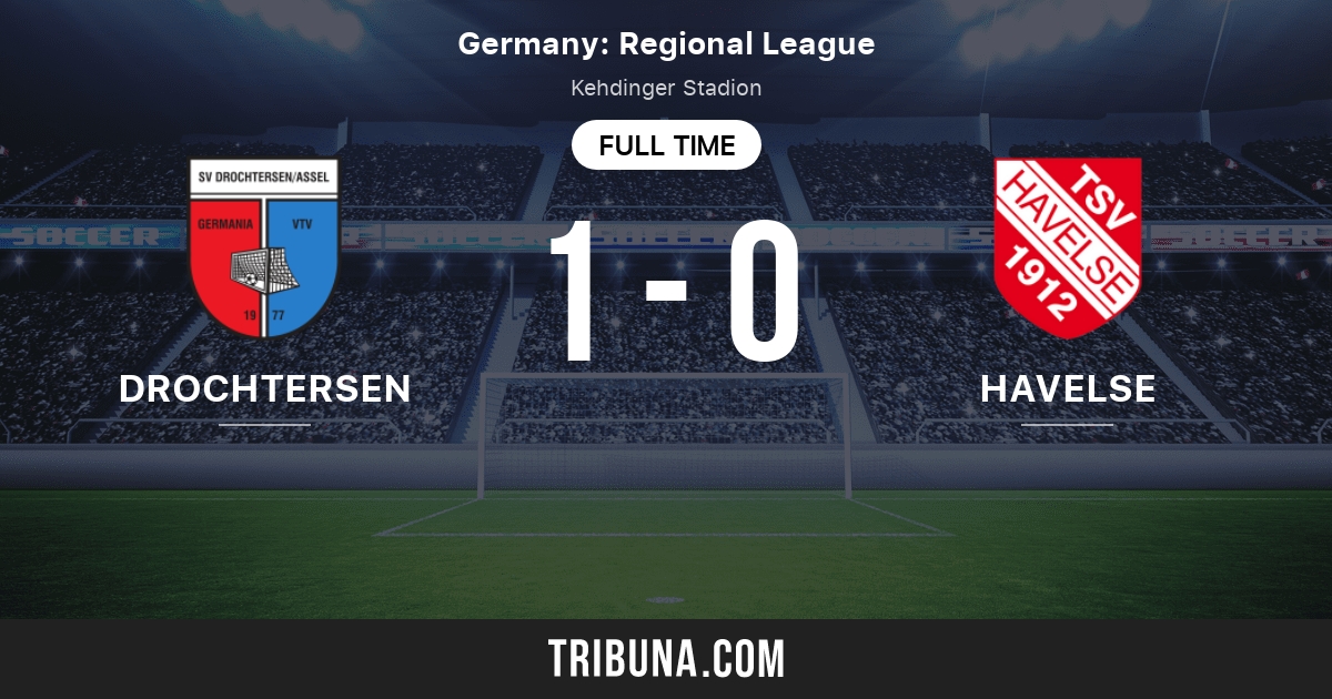 Sv Drochtersen Assel Vs Tsv Havelse Live Score Stream And H2h Results 04 03 2016 Preview Match Sv Drochtersen Assel Vs Tsv Havelse Team Start Time Tribuna Com
