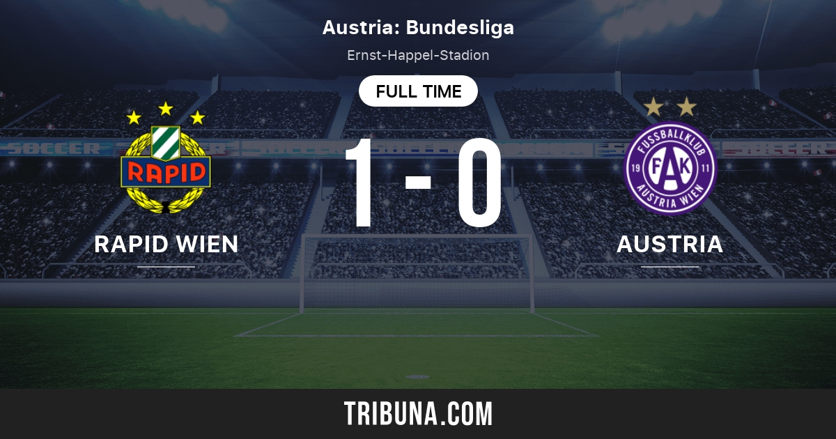 Rapid Wien Vs Austria Wien Live Score Stream And H2h Results 04 17 2016 Preview Match Rapid Wien Vs Austria Wien Team Start Time Tribuna Com