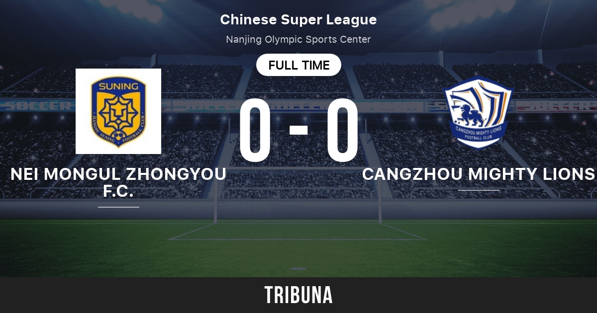 Nei Mongul Zhongyou F.C. vs Shijiazhuang Ever Bright: Live Score, and H2H Preview match Nei Mongul Zhongyou F.C. vs Shijiazhuang Ever Bright, team, start time. Tribuna.com