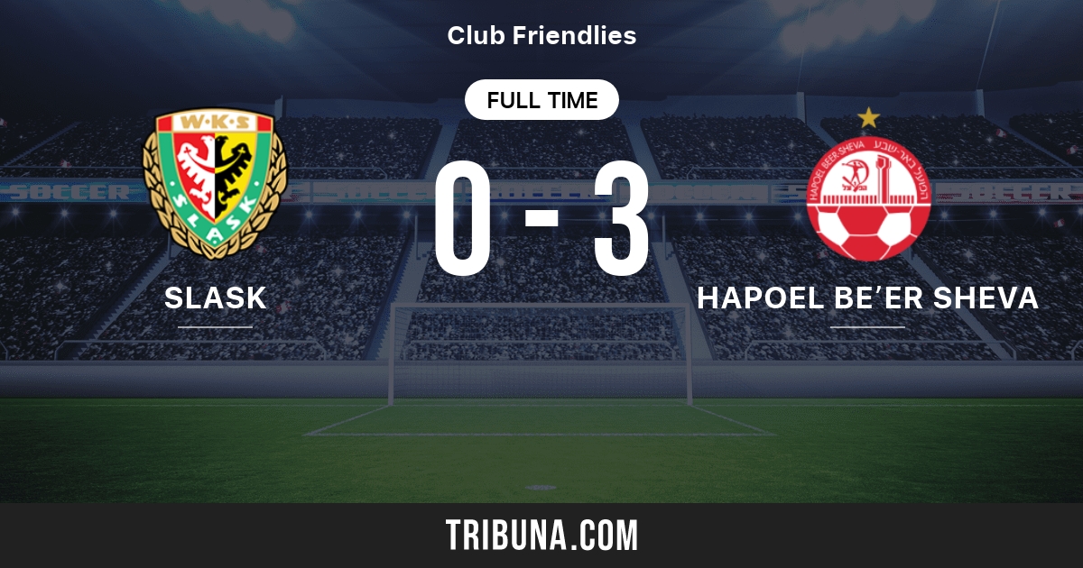 Wks Slask Wroclaw Vs Hapoel BeÊ¼er Sheva Live Score Stream And H2h Results 06 29 2016 Preview Match Wks Slask Wroclaw Vs Hapoel BeÊ¼er Sheva Team Start Time Tribuna Com