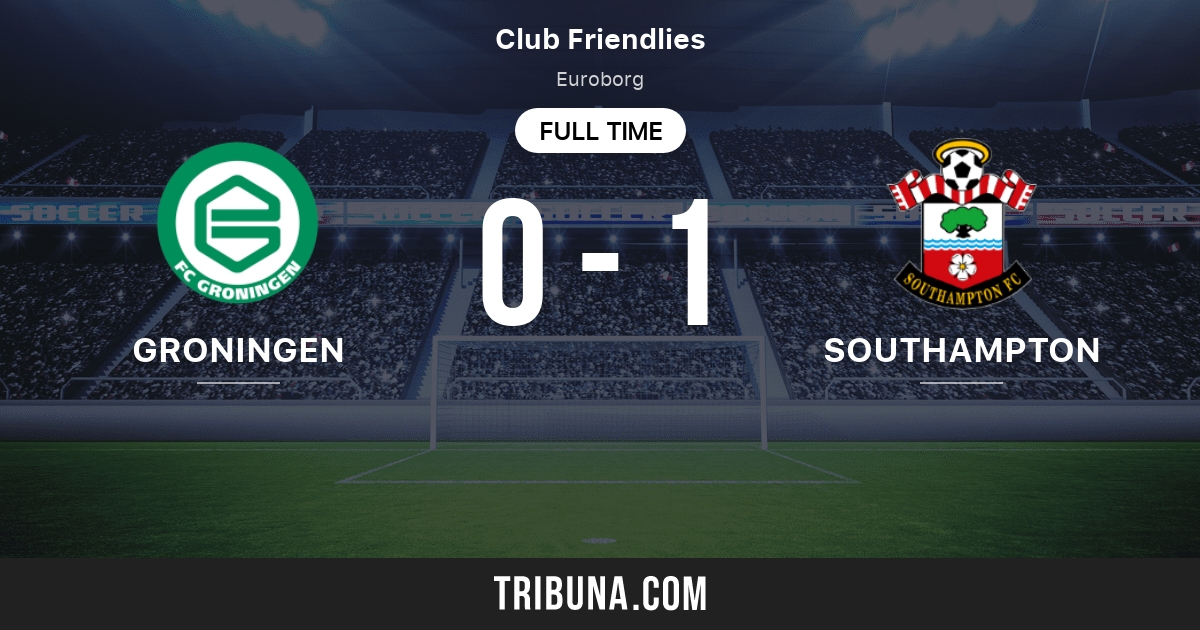 Groningen Vs Southampton Head To Head Statistics Match 07 30 2016 Tribuna Com