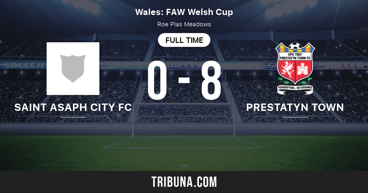 Saint Asaph City FC vs Prestatyn Town Live Score, Stream and H2H