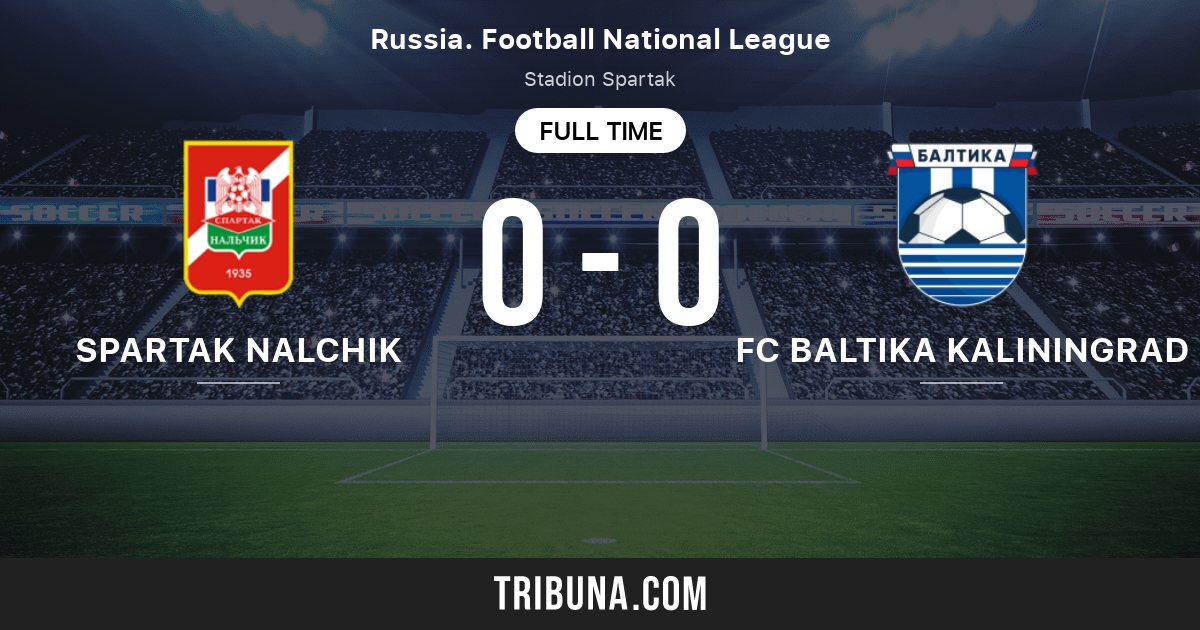 Spartak Nalchik vs FC Baltika Kaliningrad Head to Head statistics