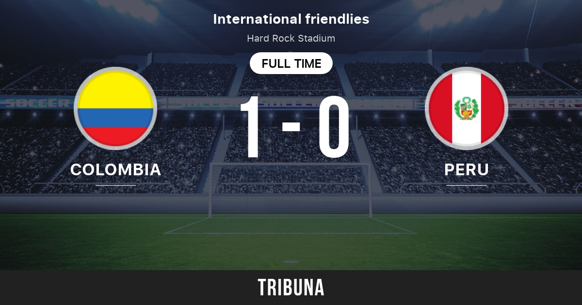 البيرو ضد كولومبيا