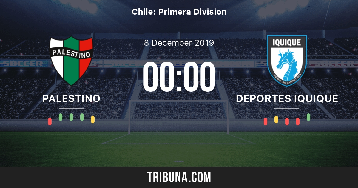 Palestino vs Deportes Iquique Live Score, Stream and H2H results 12/8