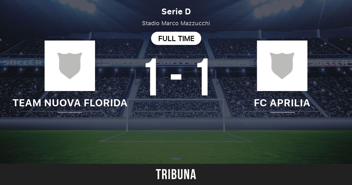 FC Aprilia vs Team Nuova Florida: Score en direct, Stream et résultats H2H  1/26/2022. Avant-match FC Aprilia vs Team Nuova Florida, équipe, heure de  début. Tribuna.com