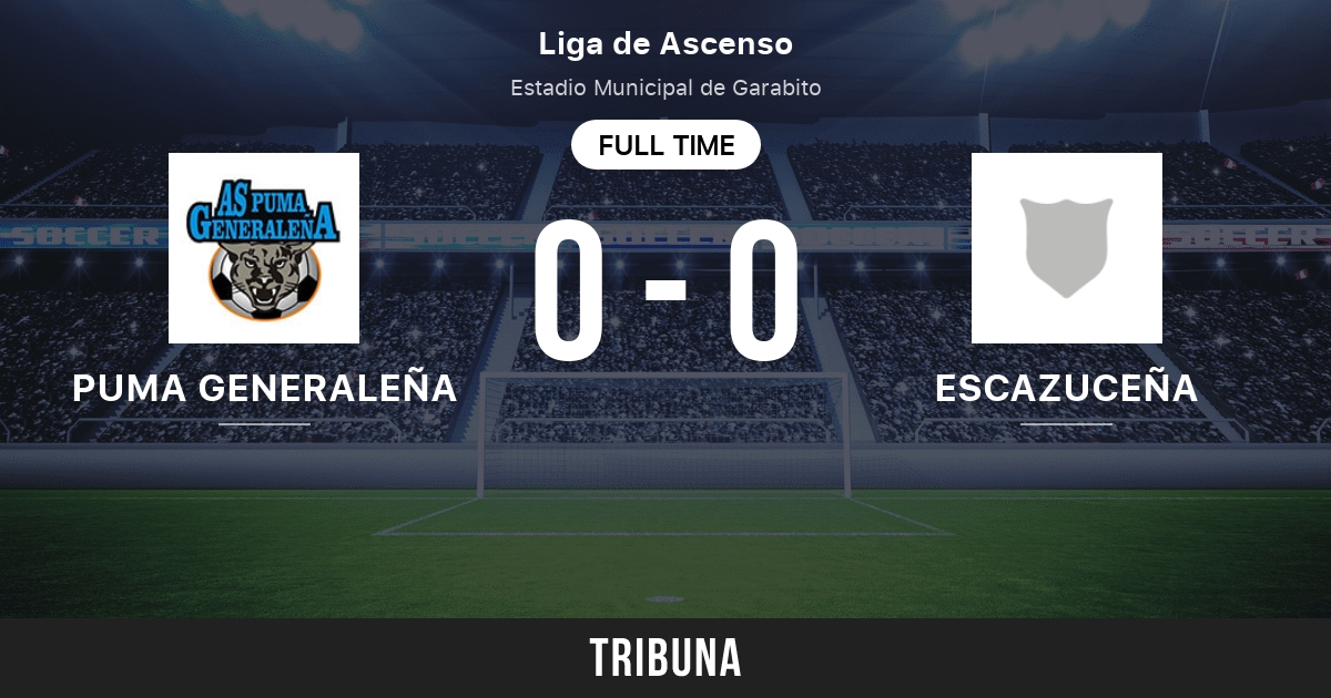 Puma Generaleña vs Escazuceña: Live Score, Stream and H2H results 2/4/2022.  Preview match Puma Generaleña vs Escazuceña, team, start time. Tribuna.com