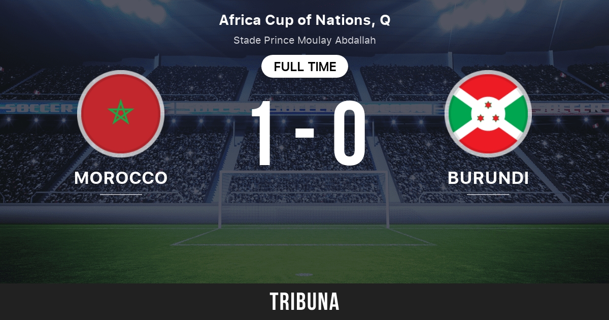 Maroc vs Burundi: Score en direct, Stream et résultats H2H 3/30/2021.  Avant-match Maroc vs Burundi, équipe, heure de début. Tribuna.com