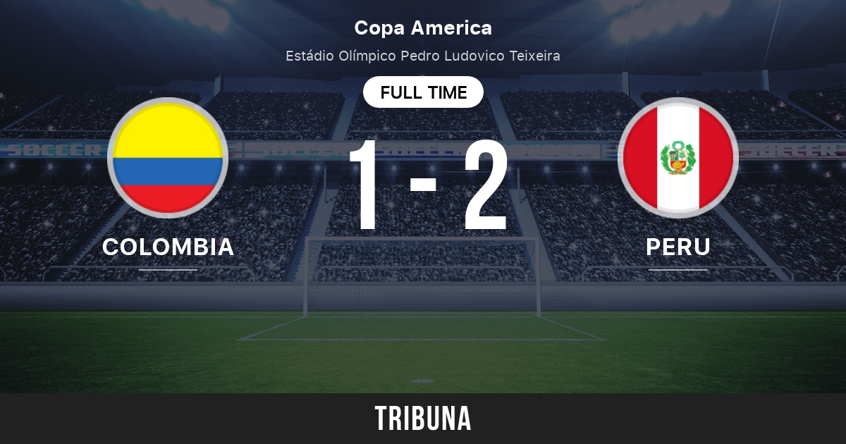 Colombia Vs Peru Live Score Stream And H2h Results 06 21 2021 Preview Match Colombia Vs Peru Team Start Time Tribuna Com