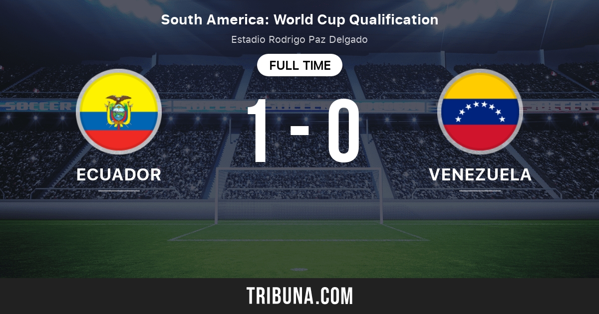 Ecuador vs Venezuela Live Score, Stream and H2H results 11/11/2021