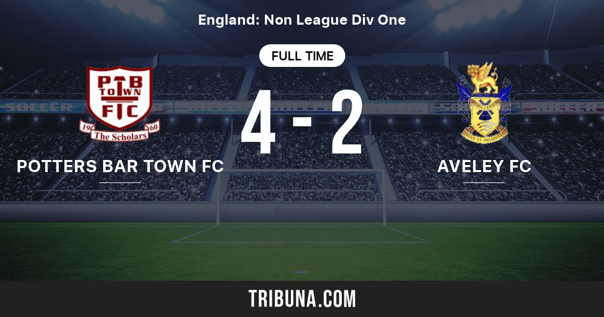 Potters Bar Town FC vs Aveley FC Head to Head statistics match 12/1