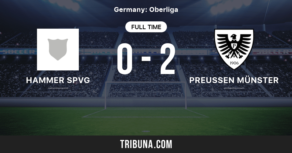 Hammer SpVg vs Preußen Münster Live Score, Stream and H2H results 5/25