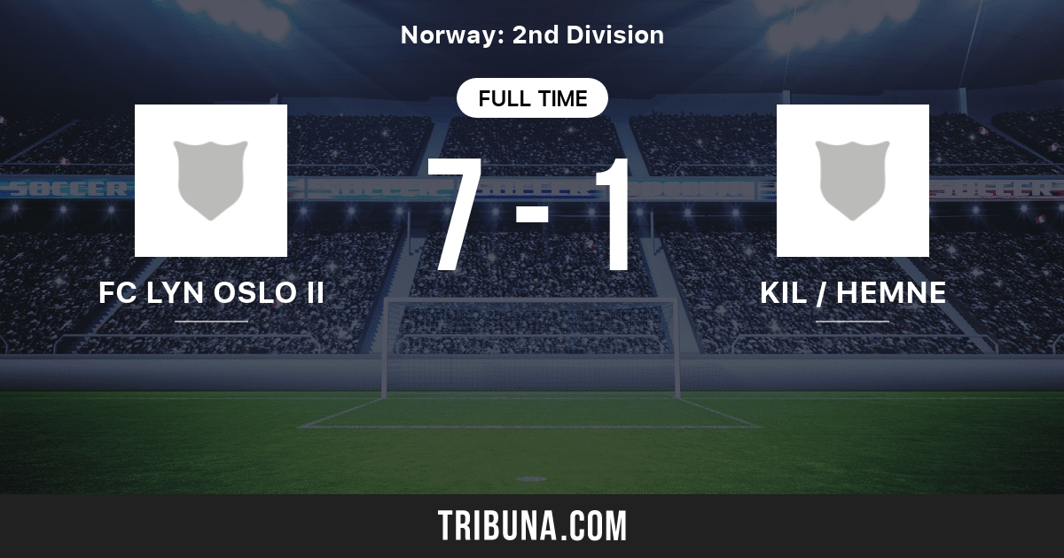 FC Lyn Oslo II vs KIL / Hemne Live Score, Stream and H2H results 5/27/2008. Preview match FC