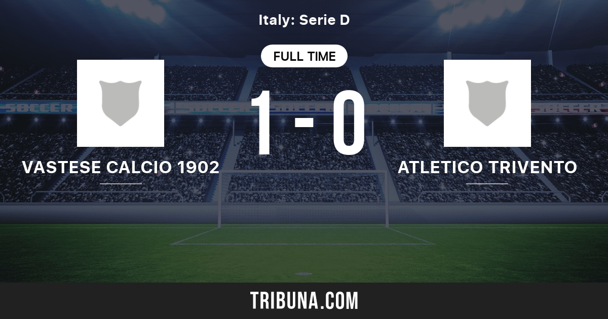 Vastese Calcio 1902 vs Atletico Trivento Head to Head statistics match