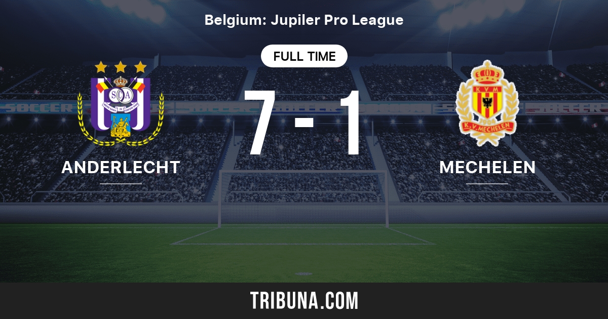 Anderlecht Vs Yellow Red Kv Mechelen Live Score Stream And H2h Results 10 25 2008 Preview Match Anderlecht Vs Yellow Red Kv Mechelen Team Start Time Tribuna Com