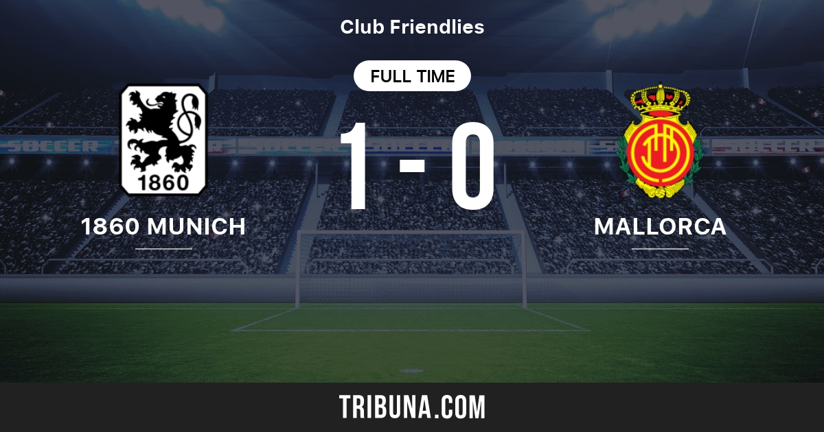 1860 Munchen Vs Mallorca Head To Head Statistics Match 07 25 2009 Tribuna Com