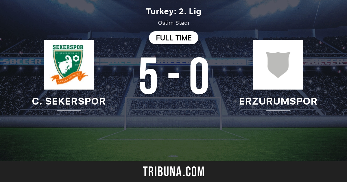 C Sekerspor Vs Erzurumspor Live Score Stream And H2h Results 12 09 2009 Preview Match C Sekerspor Vs Erzurumspor Team Start Time Tribuna Com
