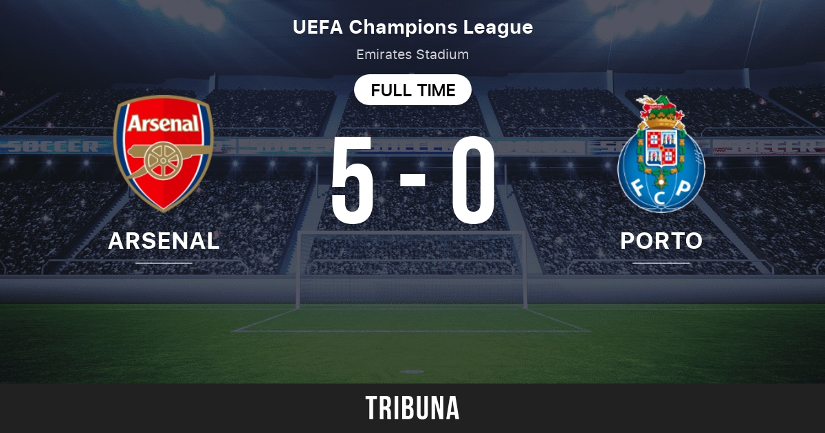 Arsenal vs Porto: Live Score, Stream and H2H results 3/9/2010. Preview  match Arsenal vs Porto, team, start time. Tribuna.com
