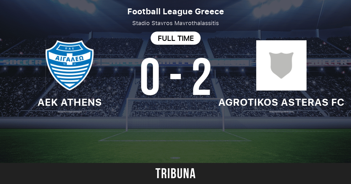 AEK Athens vs Agrotikos Asteras FC: Live Score, Stream and H2H results  05/16/2010. Preview match AEK Athens vs Agrotikos Asteras FC, team, start  time. Tribuna.com