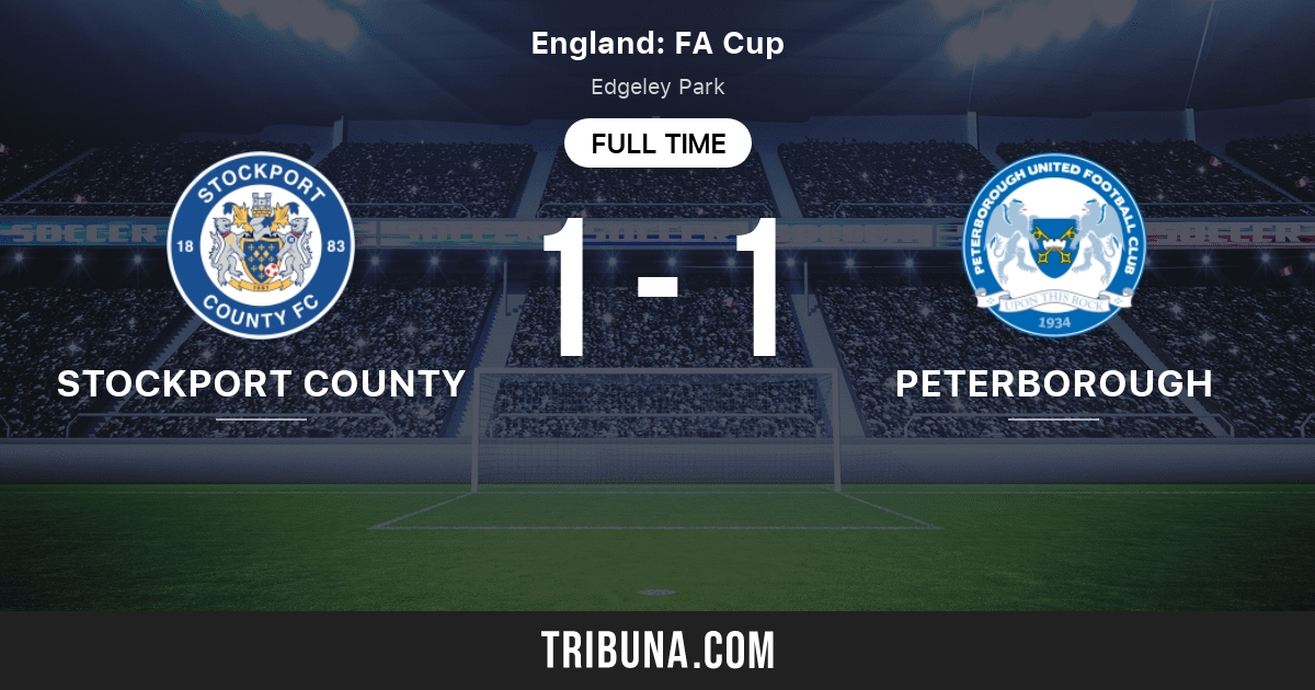 Stockport County vs Peterborough Live Score, Stream and H2H results 11/6/2010. Preview match