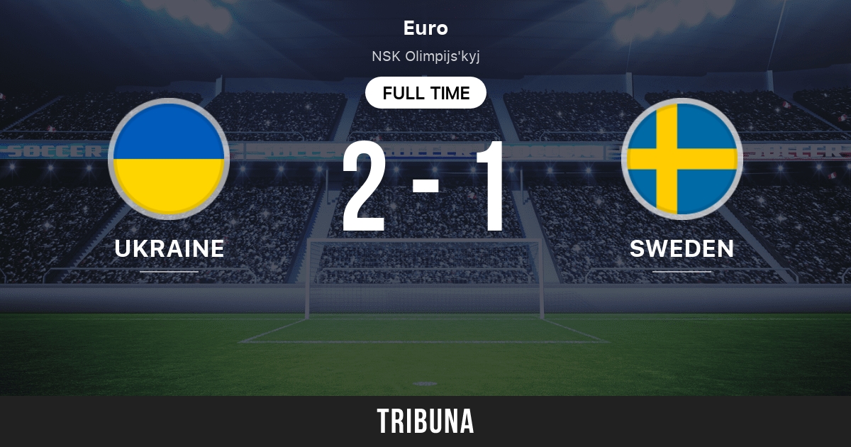 واوكرانيا السويد نتيجة مباراة