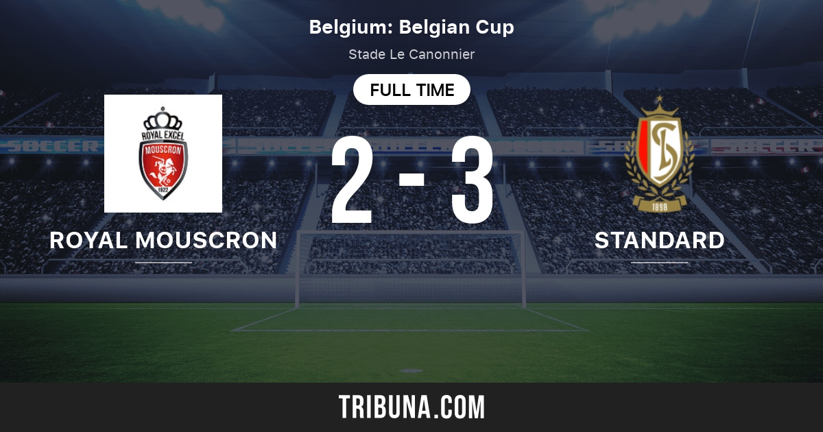 MouscronPéruwelz vs Standard de Liège Score en direct, Stream et résultats H2H 9/25/2012