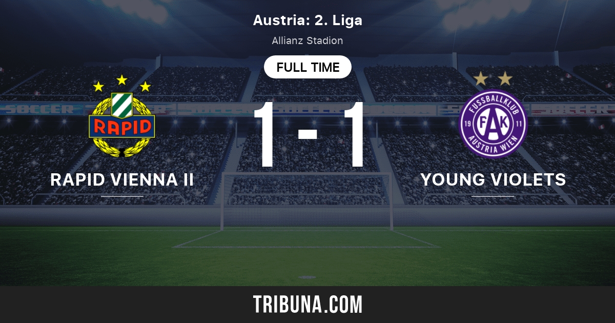 Rapid Vienna Ii Vs Young Violets Fk Austria Wien Live Score Stream And H2h Results 05 13 2021 Preview Match Rapid Vienna Ii Vs Young Violets Fk Austria Wien Team Start Time Tribuna Com