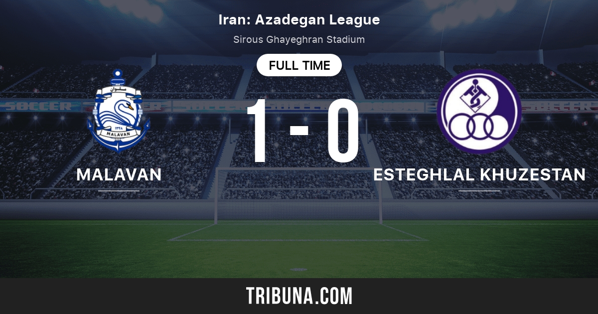 Malavan Bandar Anzali FC vs Esteghlal Khuzestan FC: Head to Head statistics  match - 11/10/2023.